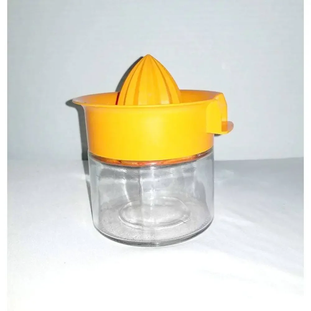 Citrus Juicer Glass Storage Jar 1970s